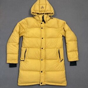 Aritzia TNA The Super Puff Jacket Women's XXS Mustard Yellow Goose Down Coat